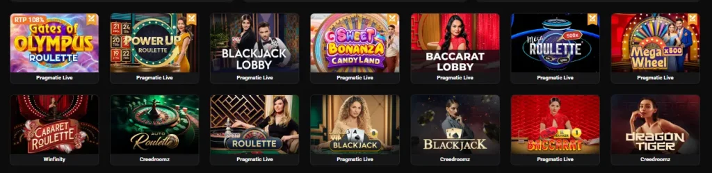 crixcasino games